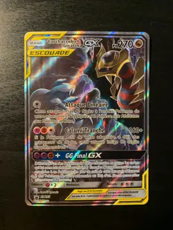 Carte Pokemon : Carchacrok et Giratina GX SM193 Promo Soleil & Lune Francaise - Image 1