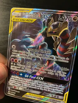 Carte Pokemon : Carchacrok et Giratina GX SM193 Promo Soleil & Lune Francaise - Image 3