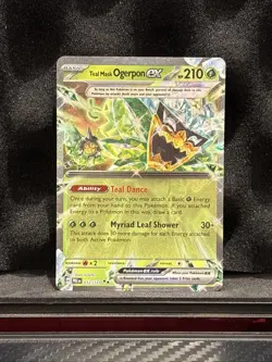 Pokemon TCG Teal Mask Ogerpon ex 012/131 Ultra Rare Prismatic Evolutions NM/M - Image 1