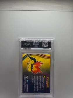 2001 TOPPS Pokemon Cyndaquil Johto Series 1 PSA 8 - Image 4
