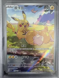 2025 Pokemon TCG Chinese Exclusive Pikachu Psyduck 151C 171/151 AR PSA 10 - Image 2