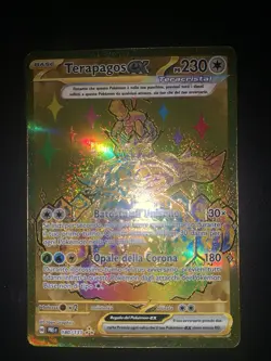 Evoluzioni Prismatiche Terapagos Ex Gold Ita Italiano 180/131 Carta Pokemon - Image 1
