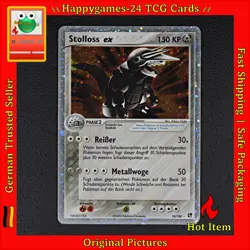 Stolloss ex - Pokemon Karte TCG 95/100 Rare Holo ex EX Sandsturm /Y41 - Image 1