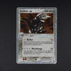 Stolloss ex - Pokemon Karte TCG 95/100 Rare Holo ex EX Sandsturm /Y41 - Image 2