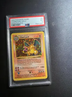 1999 Pokemon Game CHARIZARD - HOLO SHADOWLESS - Image 1