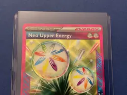 Pokemon Trading Card NEO UPPER ENERGY 162/162 ACE SPEC - With Protective Sleeve - Image 2