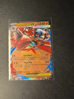 Pokemon Mega-Lucario EX Deutsch 077/132 Mega Entwicklung Near Mint - Image 2