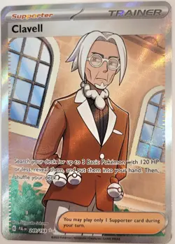 Pokemon TCG - Clavell 249/193 - Scarlet & Violet - Holo Ultra Rare Full Art - NM - Image 1