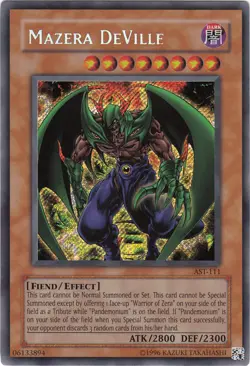 YU-GI-OH, MAZERA DEVILLE, SCR, AST-111, TOP - Image 1