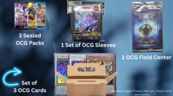 Authentic Japanese Yu-Gi-Oh! Loot Box - Sleeves, Cards & Packs! (August Edition) - Image 1