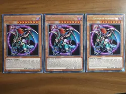 3x Yu-Gi-Oh! TOCH-DE030 Chaos Imperator Drache Gesandter des Endes Rare, NM, DE - Image 1