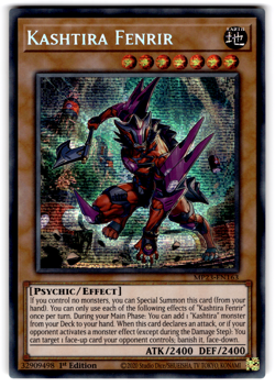 YUGIOH KASHTIRA FENRIR PRISMATIC SECRET RARE 1ST NEAR MINT MP23-EN163 - Image 1