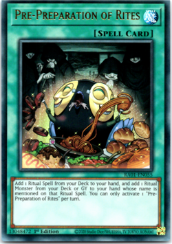 Pre-Preparation of Rites - RA01-EN055 - Ultra Rare - 1st Edition - Yugioh - Image 1