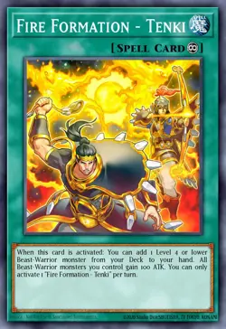 Yugioh RA04-EN201 - Fire Formation - Tenki - Platinum Secret Rare - Image 1