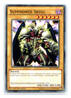 Summoned Skull - MIL1-EN028 - Common - 1st Edition - Yugioh - Image 1