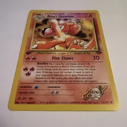 Blaine's Charmeleon First Edition 1st Gym Challenge Pokemon Card - Image 2