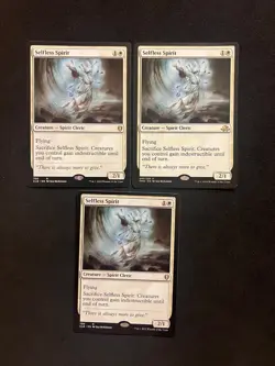 Selfless Spirit x3 [Baldur's Gate] Magic MTG Cards LP - Image 1