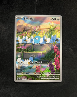 Swablu 213/182 Scarlet & Violet Paradox Rift Pokemon Card NM Pack Fresh - Image 1