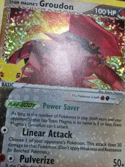 Team Magma's Groudon 9/95 Celebrations: Classic Collection Pokemon Card NM - Image 4