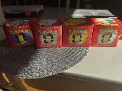 Mewtwo Charizard Polywhirl and Pikachu 24k Gold Cards Burger King Sealed 1999 - Image 2