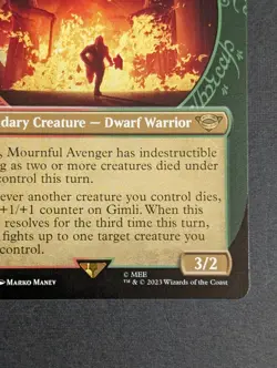MTG Card - 1x Gimli Mournful Avenger - NM Showcase - Lord of the Rings - LOTR - Image 4