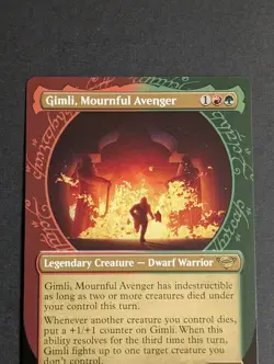 MTG Card - 1x Gimli Mournful Avenger - NM Showcase - Lord of the Rings - LOTR - Image 5