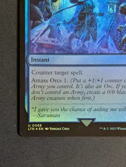MTG - 1x Saruman's Trickery - NM Foil - Lord of the Rings: Tales of Middle Earth - Image 3