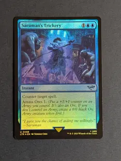 MTG - 1x Saruman's Trickery - NM Foil - Lord of the Rings: Tales of Middle Earth - Image 5