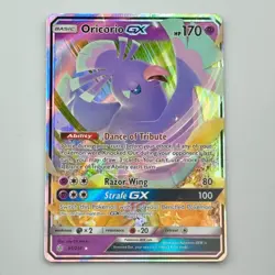 Oricorio GX 95/236 Lightly Played Cosmic Eclipse Ultra Rare Holo Pokemon Card - Image 1
