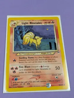 Light Ninetales - 50/105 - Uncommon Neo Destiny - Pokemon Card - NM - Image 3
