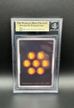 Dragon Ball Super Card Game Masters SS Son Goku Ground-Shaking Fury Holo BGS 10 - Image 2