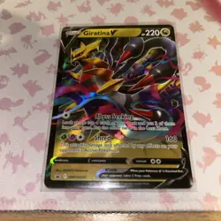 SWSH259 GIRATINA V ULTRA RARE BLACK STAR PROMO POKEMON CARD - Image 1
