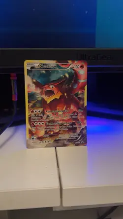 Pokemon TCG Volcanion XY185 Holo Black Star Promo Card - Image 1