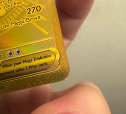Mega Lucario EX 188/132 Hyper Rare Gold Mega Evolutions Pokemon Card - Image 4