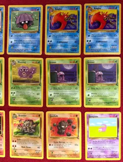 ??Pokemon Base Set 18 Card Lot - Fossil Common Uncommon 1999 WoTC MP - Image 3
