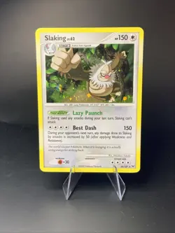Slaking Lv. 62 Holo Card Platinum Base Set 16/127. LP Pokemon Card 2009 - Image 1