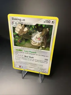 Slaking Lv. 62 Holo Card Platinum Base Set 16/127. LP Pokemon Card 2009 - Image 2