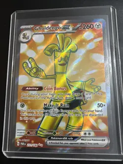 Pokemon TCG Gholdengo EX 231/182SV04 Paradox Rift Full Art Ultra Rare Holo Card - Image 2