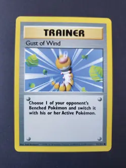 93/102 | Gust of Wind | WOTC Base Set | Pokemon Card | NM - MINT - Image 1