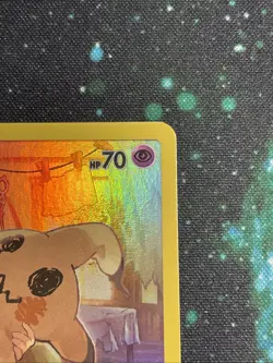 Pokemon Mimikyu TCG Sun & Moon Cosmic Eclipse Holo Card 245/236 Secret Rare - Image 5