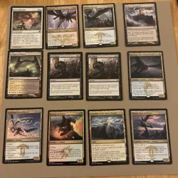 Magic: The Gathering Mixed Color Dragon Lot: 16 Cards - Image 1