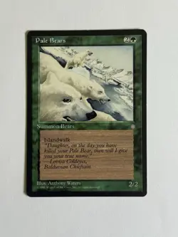 Pale Bears Ice Age Regular MTG Magic the Gathering Card - Image 1