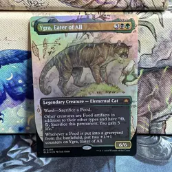 Ygra, Eater of All (Borderless) Bloomburrow #0294 FOIL NM - Image 1