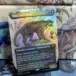 Ygra, Eater of All (Borderless) Bloomburrow #0294 FOIL NM - Image 2