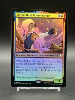 Sokka, Bold Boomeranger Avatar: The Last Airbender Foil - Image 1