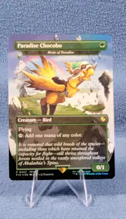 Paradise Chocobo Borderless FOIL MTG Final Fantasy Nm/M ?? - Image 1