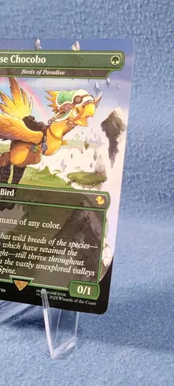 Paradise Chocobo Borderless FOIL MTG Final Fantasy Nm/M ?? - Image 2