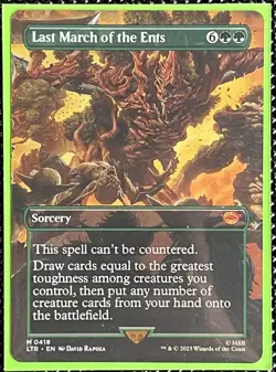 Magic: The Gathering • Last March of the Ents (Borderless) • M•418 • Regular - Image 1