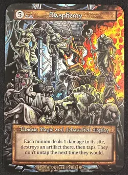 BLASPHEMY SORCERY CONTESTED REALM GOTHIC UNIQUE MAGIC SP! - Image 1