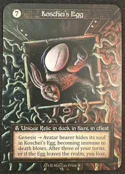 KOSCHEI'S EGG SORCERY CONTESTED REALM GOTHIC UNIQUE RELIC SP! - Image 1